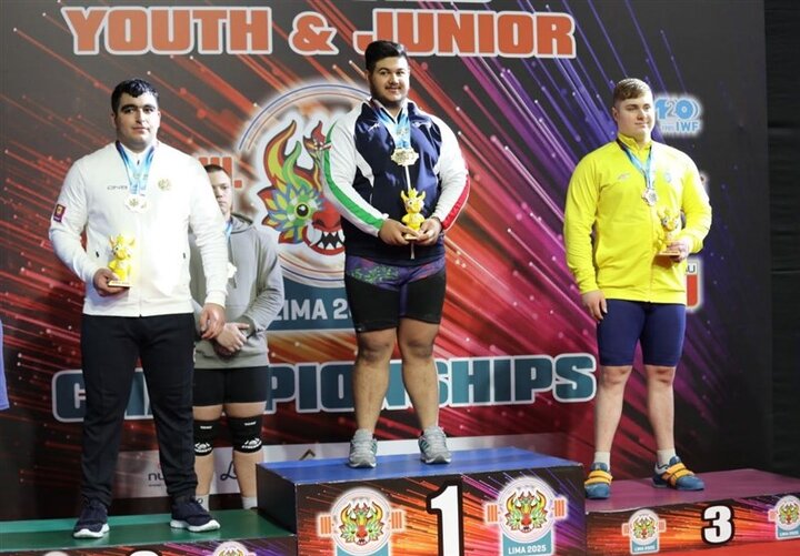 حسین یزدانی قوی‌ترین وزنه‌بردار نوجوان جهان شد