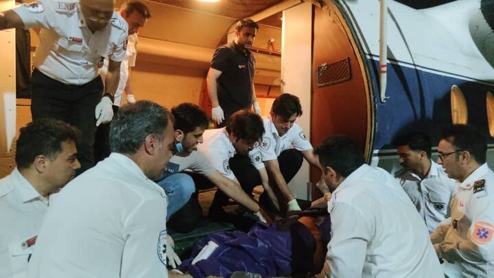 انتقال ۲۳ مصدوم حادثه بندر شهید رجایی به مراکز درمانی شیراز