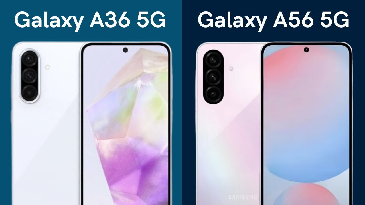 قیمت  Galaxy A56 5G AI، A36 5G و A16 5G سامسونگ + مشخصات، مقایسه، عکس