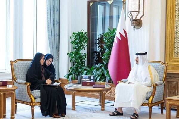 دیدار وزیر راه و شهرسازی ایران با نخست وزیر قطر