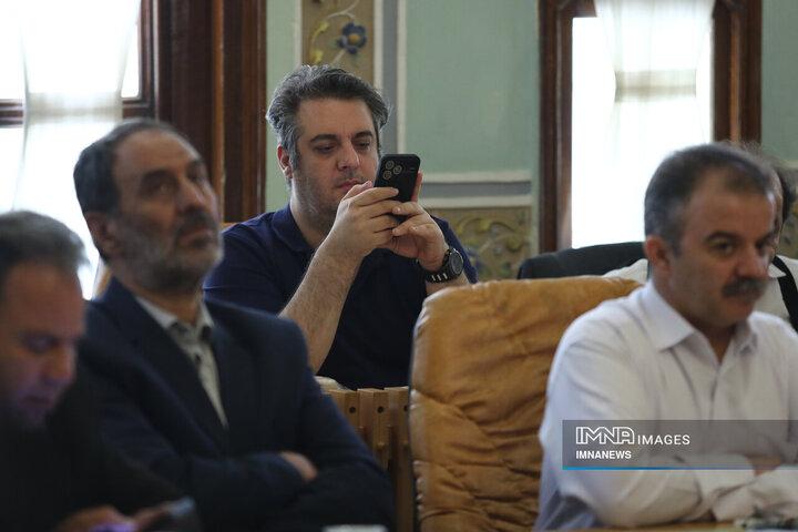 نشست خبری مدیرعامل سازمان زیباسازی شهرداری اصفهان