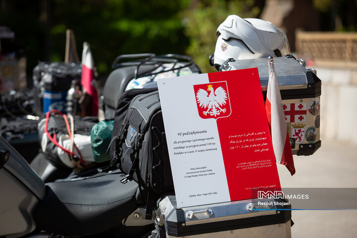 اصفهان میزبان موتورسواران لهستانی