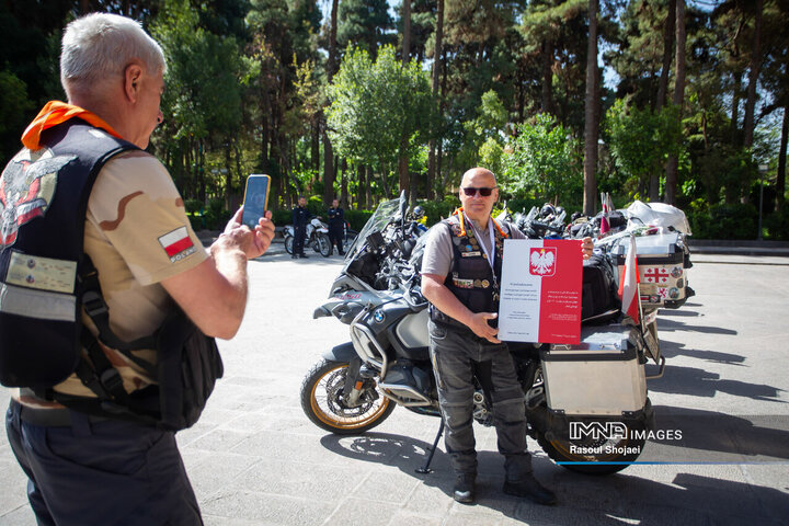اصفهان میزبان موتورسواران لهستانی