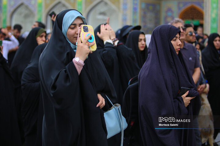 حال و هوای حرم رضوی در آستانه میلاد امام رضا(ع)