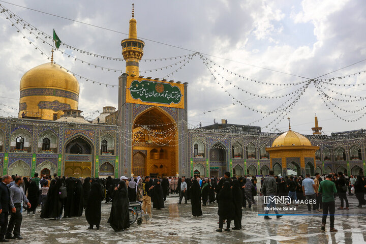 حال و هوای حرم رضوی در آستانه میلاد امام رضا(ع)