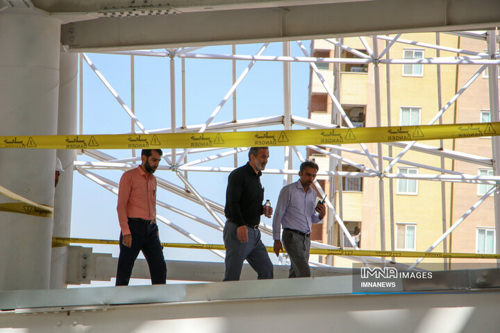 بازدید نایب رئیس شورای شهر اصفهان از بازار گل ارغوان