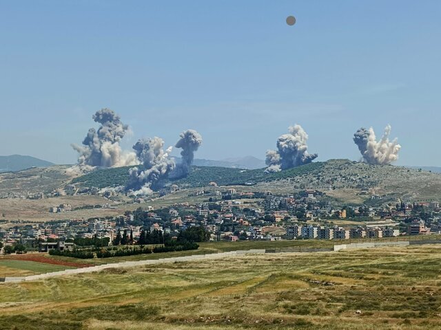 سلسله حملات هوایی رژیم صهیونیستی به جنوب لبنان