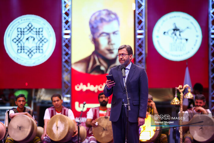 آیین افتتاح مسابقات کشتی جام جهان پهلوان تختی