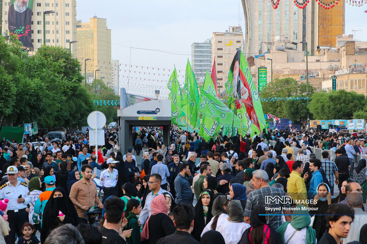 جشن مردمی میلاد امام رضا (ع) در مشهد