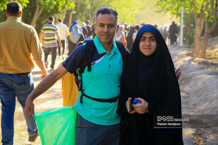 کوه‌گشت خانوادگی کارکنان شهرداری اصفهان