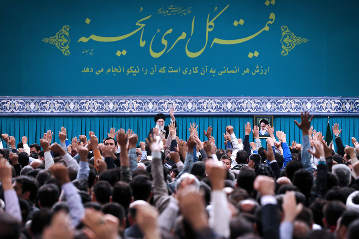 دیدار کارگران با رهبر انقلاب