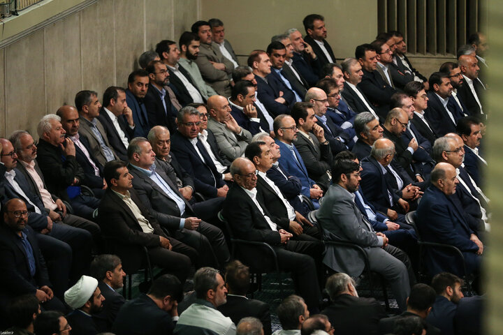 دیدار کارگران با رهبر انقلاب