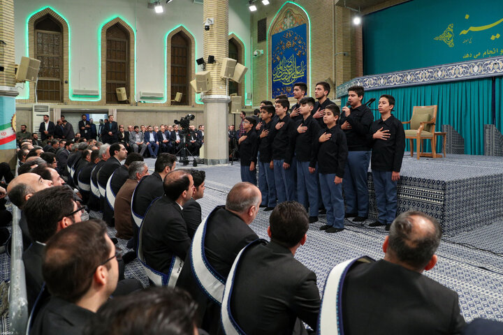 دیدار کارگران با رهبر انقلاب