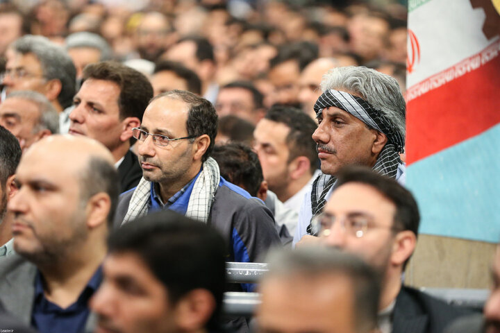 دیدار کارگران با رهبر انقلاب