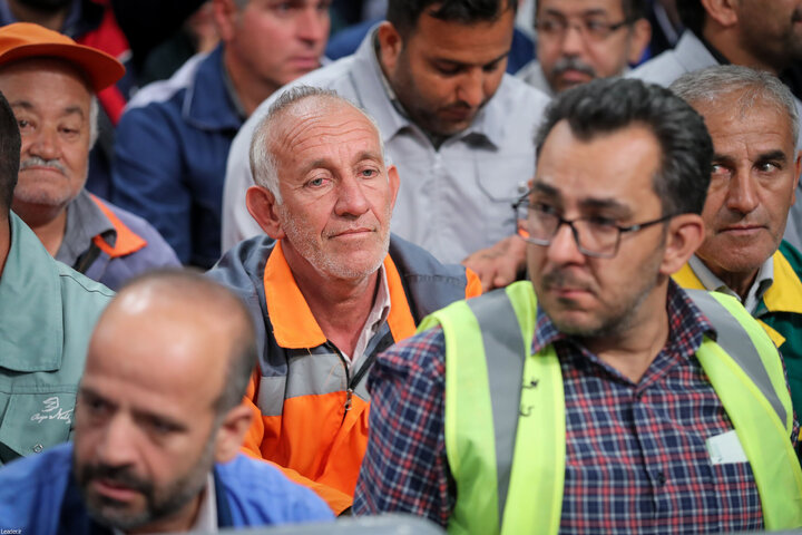 دیدار کارگران با رهبر انقلاب