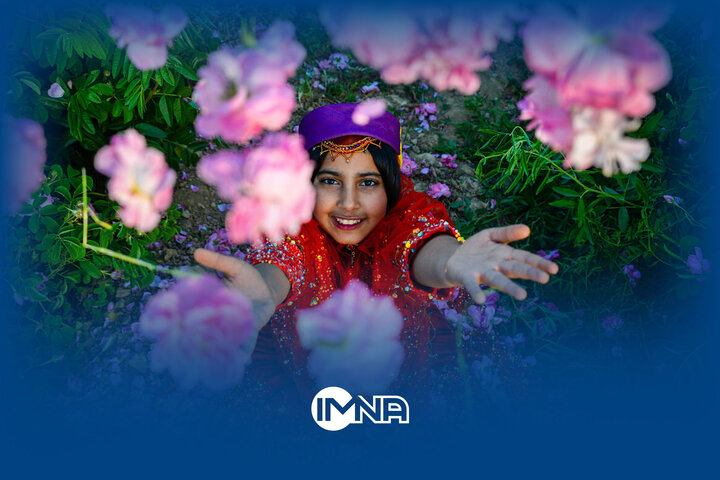 فیلم| فصل گل و گلاب در میمند فارس