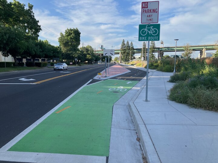 اجرای خودکار قوانین خطوط دوچرخه در شهر آمریکایی