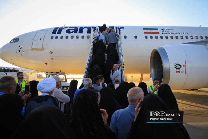 آغاز عملیات اعزام زائرین حج تمتع سال ۱۴۰۴ از فرودگاه اصفهان