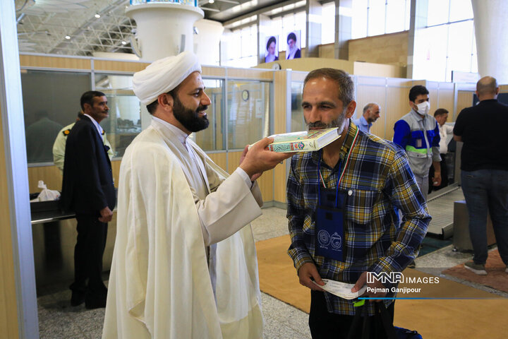 آغاز عملیات اعزام زائرین حج تمتع سال ۱۴۰۴ از فرودگاه اصفهان