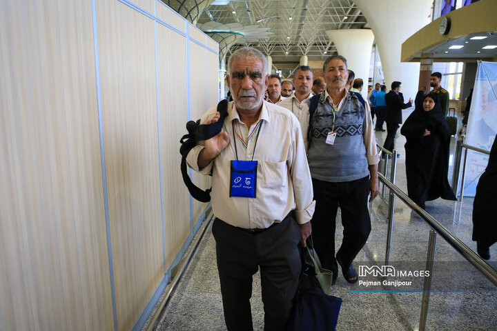 آغاز عملیات اعزام زائرین حج تمتع سال ۱۴۰۴ از فرودگاه اصفهان