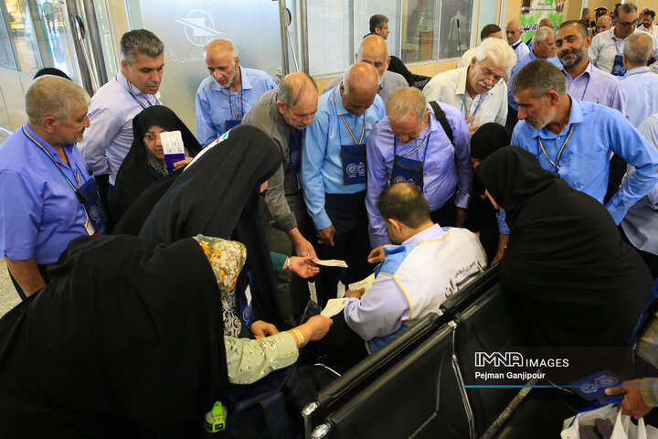 آغاز عملیات اعزام زائرین حج تمتع سال ۱۴۰۴ از فرودگاه اصفهان