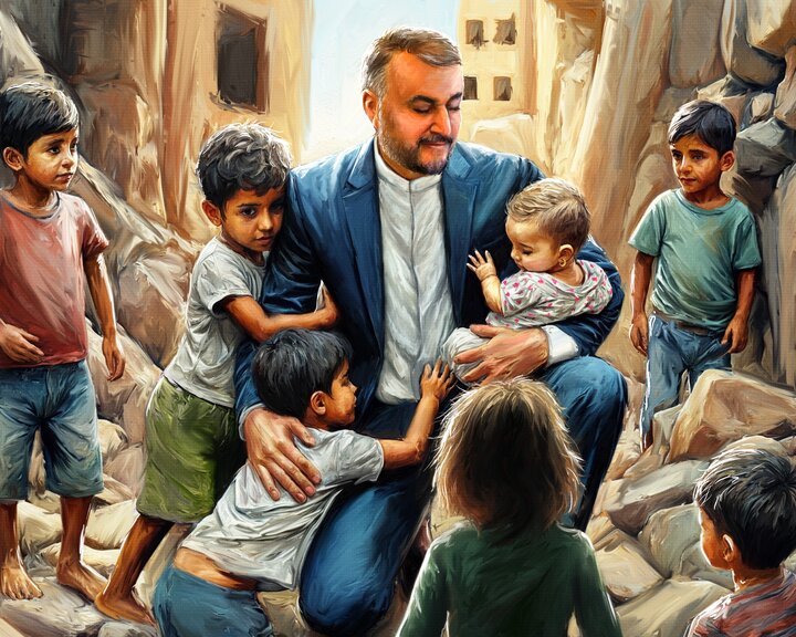 با صدای شهید امیرعبداللهیان، فریاد فلسطین جهانی شد