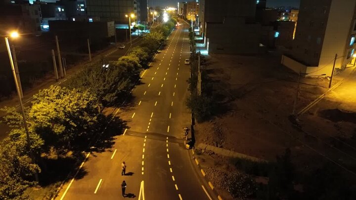 اجرای طرح پایدارسازی ۱۰۰۰ روزه خطوط ترافیکی در معابر شهر قم 