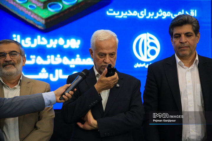 آیین بهره‌برداری از تصفیه‌خانه تکمیلی شمال شهر اصفهان