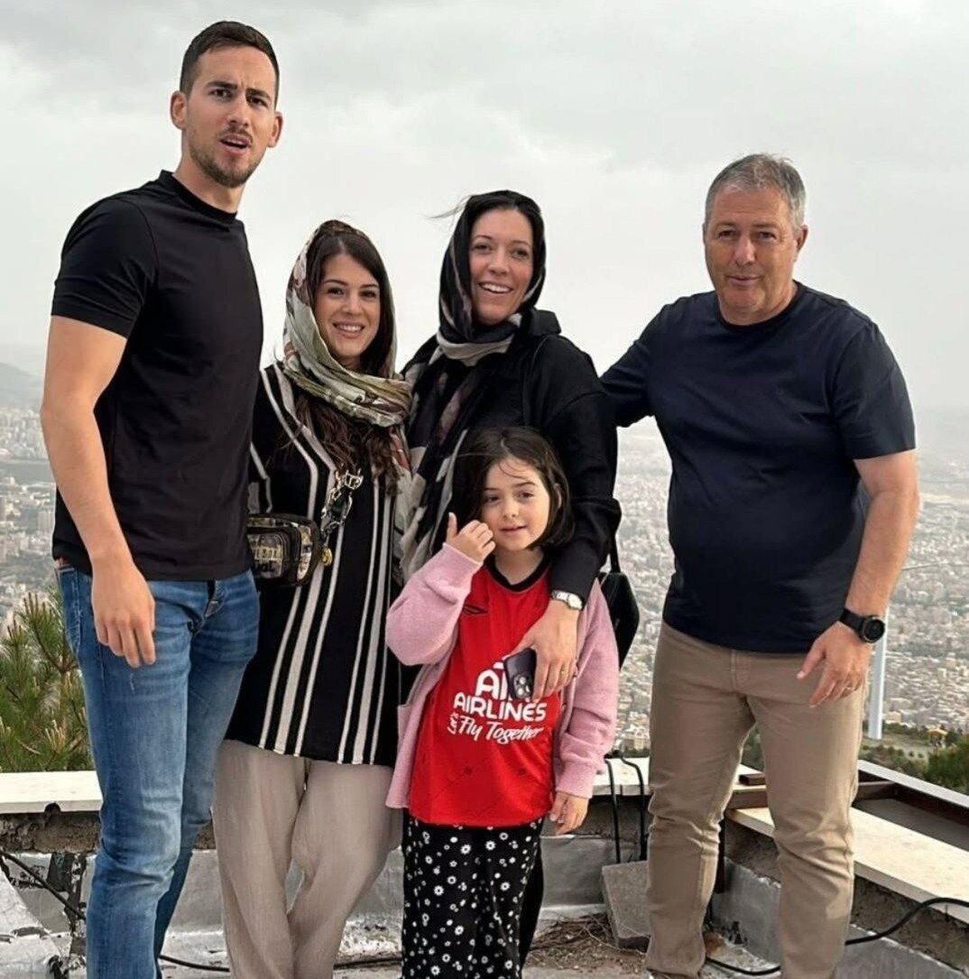 حضور خانواده اسکوچیچ در تبریز برای جشن قهرمانی تراکتور + عکس