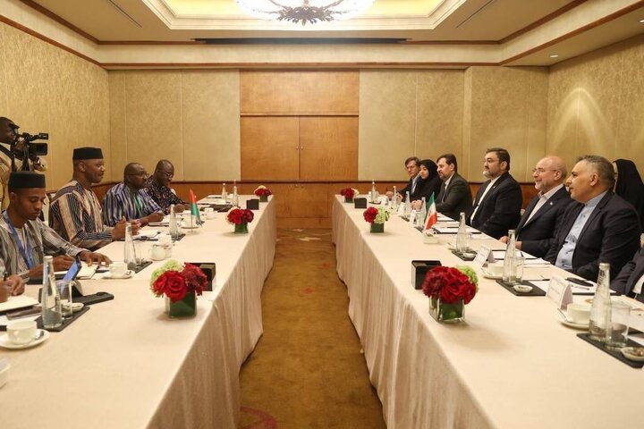 روسای مجالس ایران و بورکینافاسو دیدار کردند + فیلم