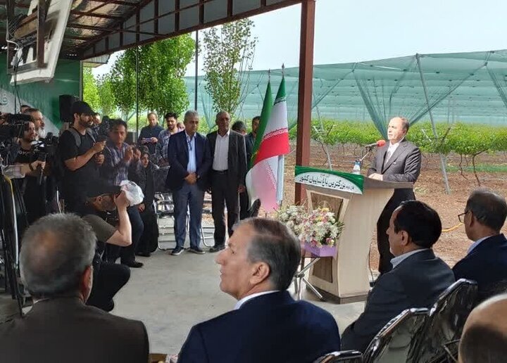 فاز دوم بزرگ‌ترین باغ‌سایبان کشور افتتاح شد