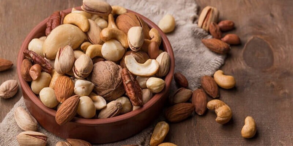 آجیل در رژیم گیاه خواری