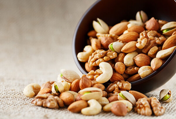 میزان مجاز مصرف آجیل در رژیم گیاه خواری