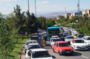 حضور خانوادگی هواداران تراکتور در ورزشگاه یادگار امام تبریز + فیلم