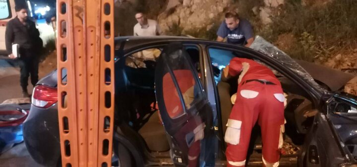 ۱ فوتی و ۴ مصدوم در پی تصادف در محور هراز آمل