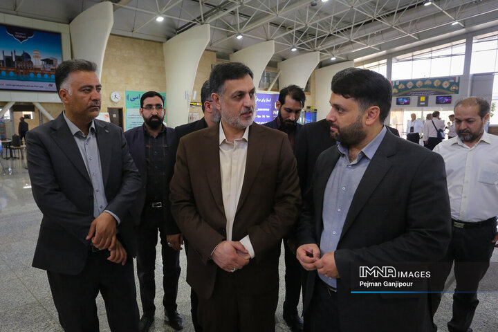 بازدید سرزده دادستان اصفهان از فرودگاه شهید بهشتی