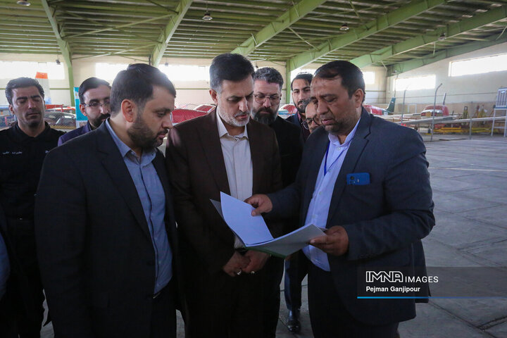 بازدید سرزده دادستان اصفهان از فرودگاه شهید بهشتی
