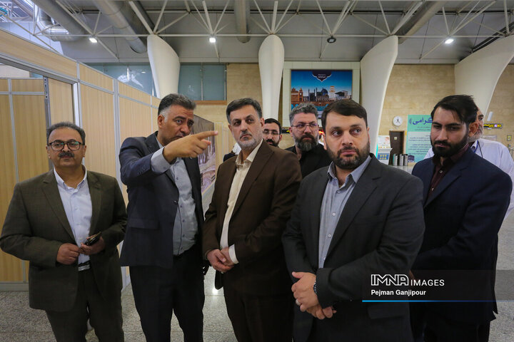بازدید سرزده دادستان اصفهان از فرودگاه شهید بهشتی
