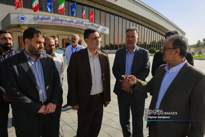 بازدید سرزده دادستان اصفهان از فرودگاه شهید بهشتی