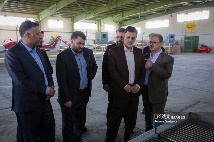 بازدید سرزده دادستان اصفهان از فرودگاه شهید بهشتی