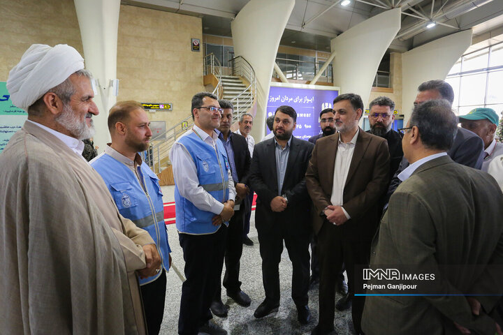 بازدید سرزده دادستان اصفهان از فرودگاه شهید بهشتی