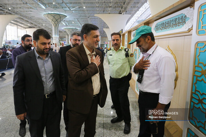 بازدید سرزده دادستان اصفهان از فرودگاه شهید بهشتی