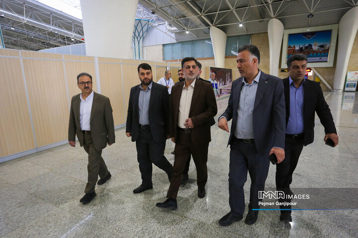 بازدید سرزده دادستان اصفهان از فرودگاه شهید بهشتی
