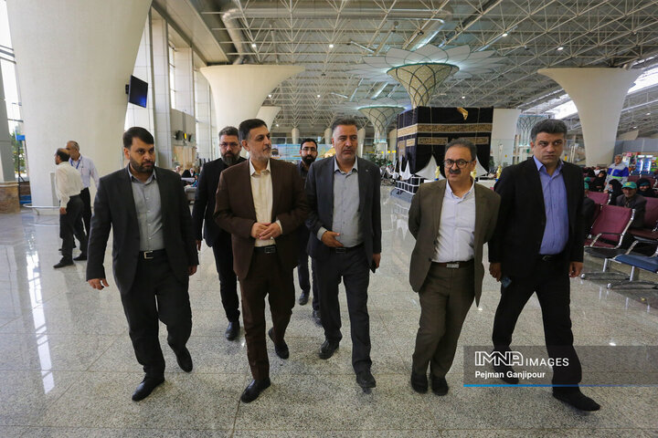 بازدید سرزده دادستان اصفهان از فرودگاه شهید بهشتی