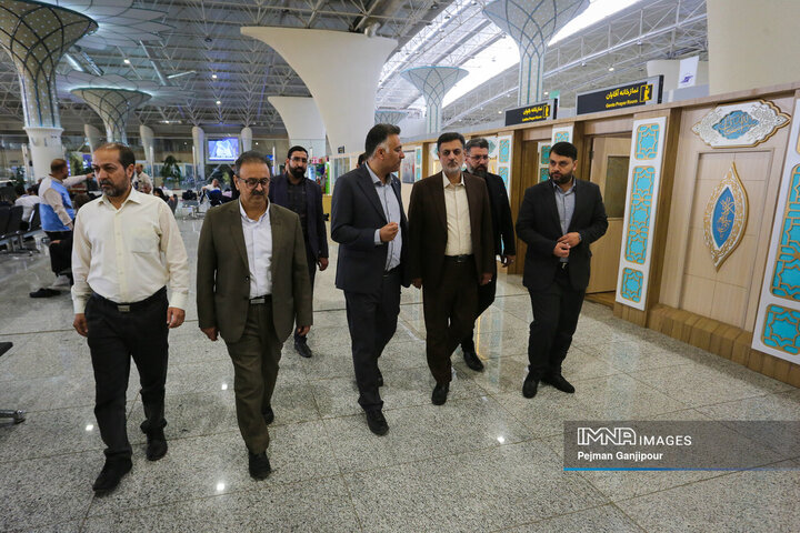 بازدید سرزده دادستان اصفهان از فرودگاه شهید بهشتی