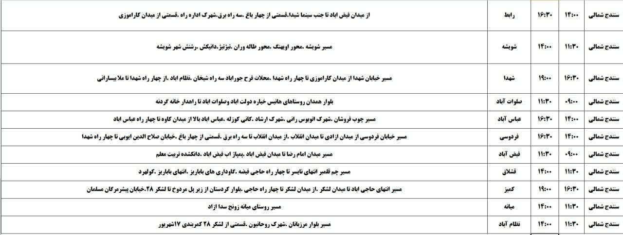 برنامه قطعی برق کردستان روز شنبه ۲۷ اردیبهشت + جدول
