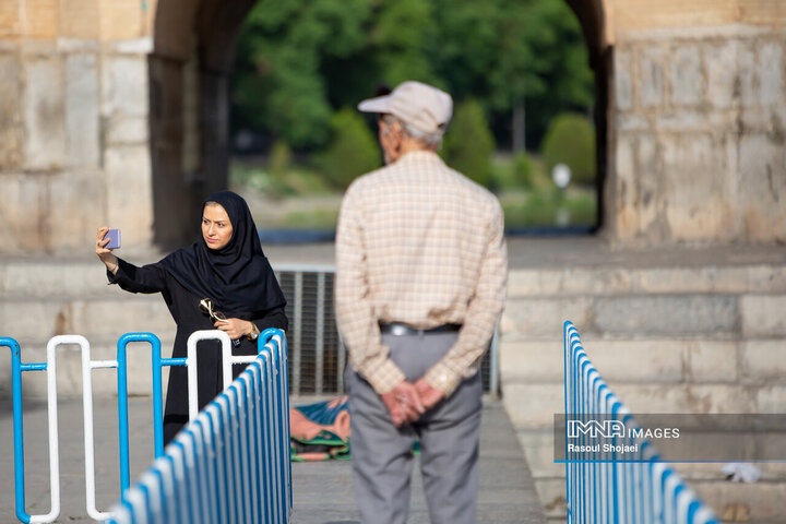 زاینده‌رود حوالی 7 صبح