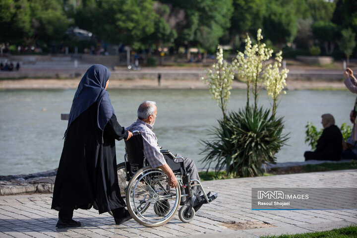 زاینده‌رود حوالی 7 صبح