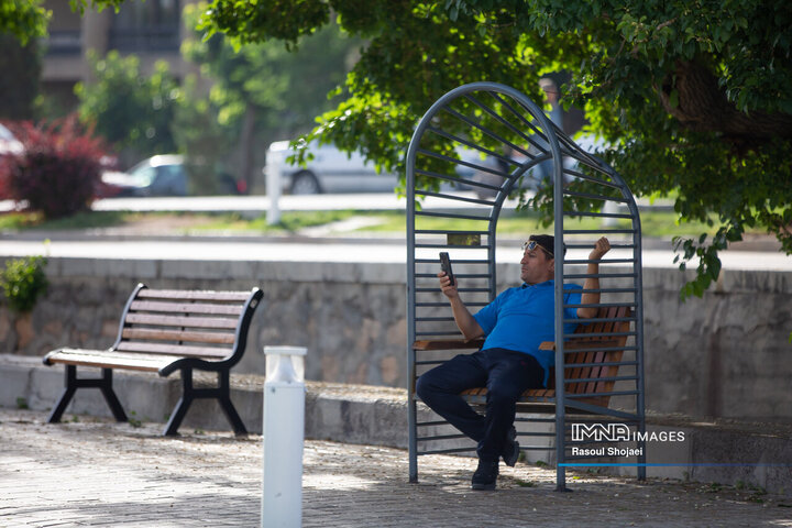 زاینده‌رود حوالی 7 صبح