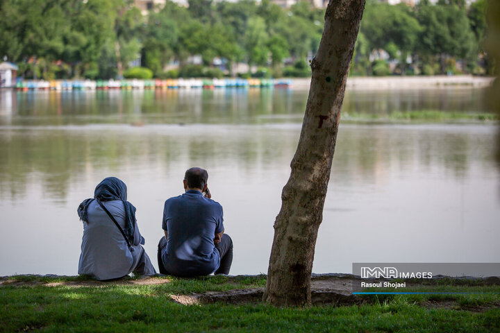 زاینده‌رود حوالی 7 صبح